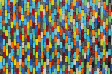 Renkli tuğla duvar arka plan