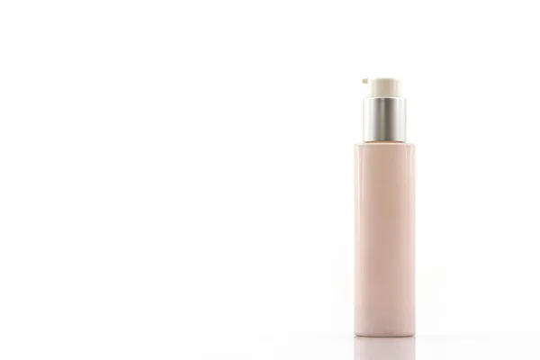 Roze cosmetica fles, verpakking. — Stockfoto