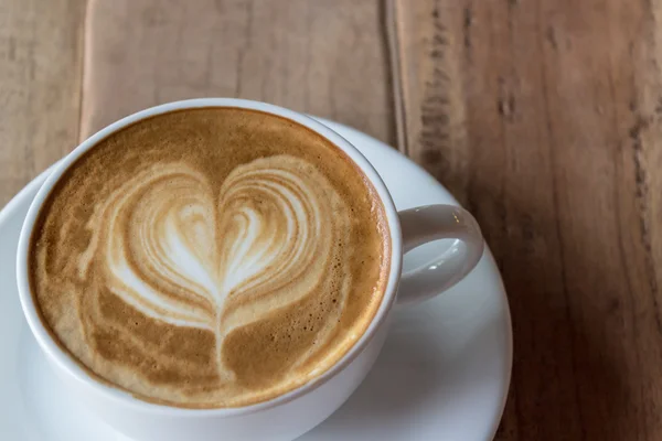 Café capuchino o café con leche  . — Foto de Stock