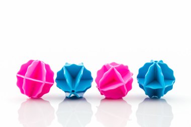 renkli çamaşır Ball, plastik toplar.