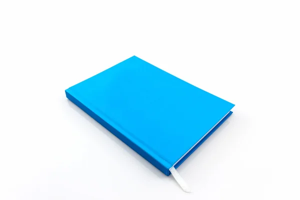 Blauwe dagboek boek . — Stockfoto