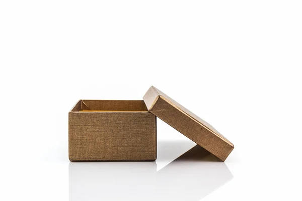 Caja de papel marrón . — Foto de Stock