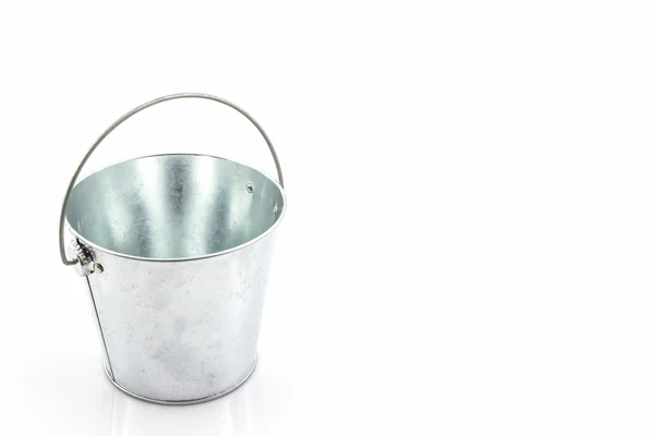 Metal zinc bucket . — Stock Photo, Image