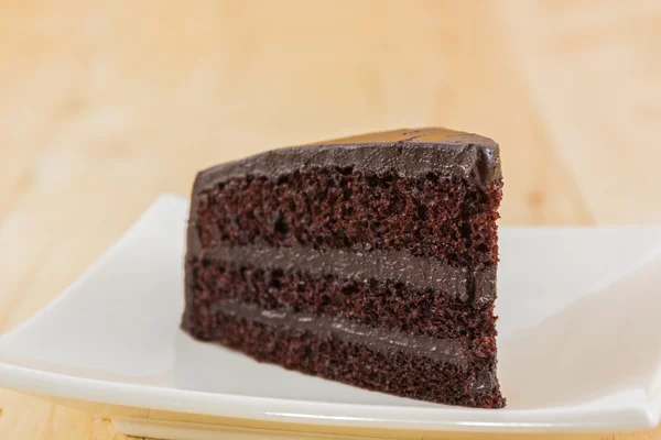 Rebanada de pastel de chocolate  . —  Fotos de Stock