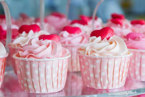 Colorful of sweet cup cake. — Stock Photo, Image