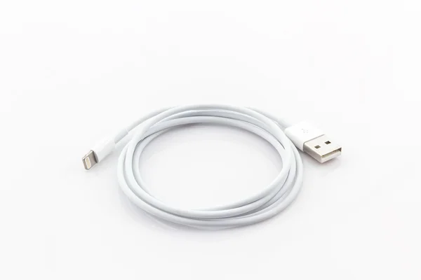 USB-kabel voor smartphone. — Stockfoto