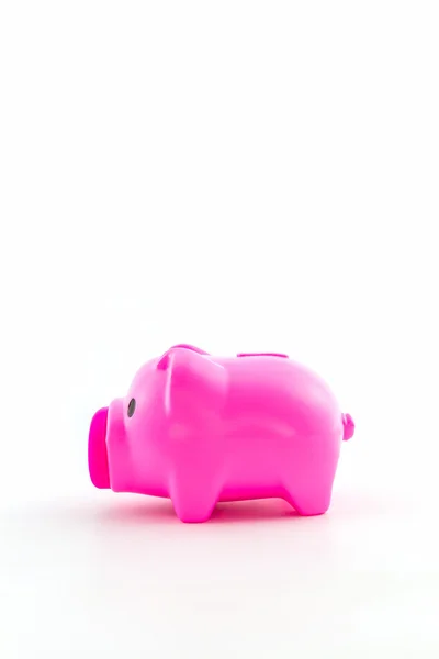 Pink piggy bank saving . — Stock Photo, Image