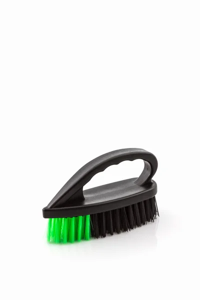 Brosse en plastique de nettoyage noir . — Photo