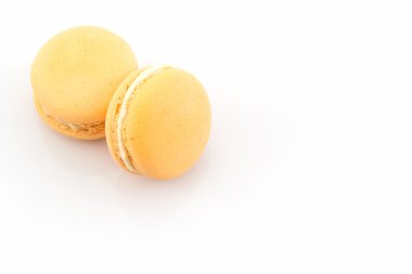 güzel ve renkli Fransızca macaroons veya macaron.