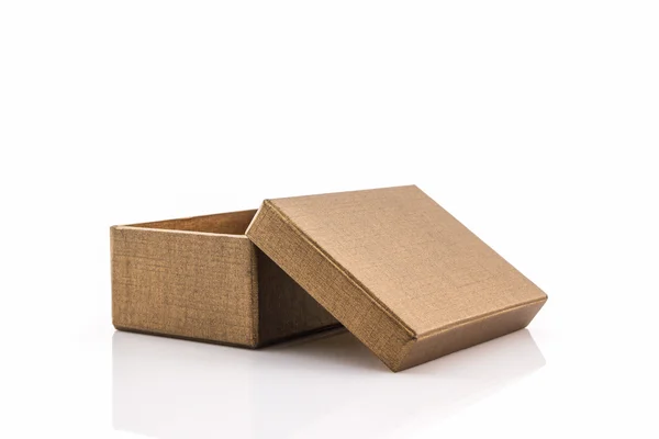 Caja de papel marrón . — Foto de Stock