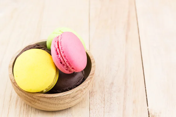 Macaron français doux et coloré . — Photo