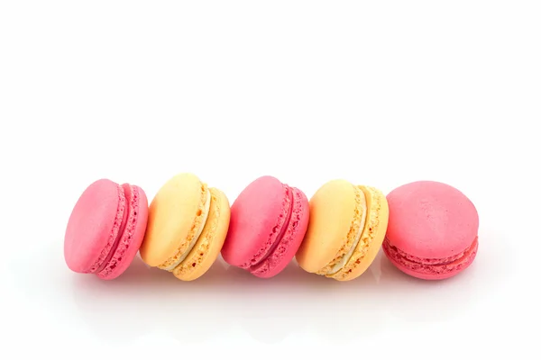 Sladký a barevné francouzská macaron. — Stock fotografie