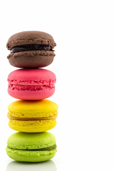 Sweet and colourful french macaroons or macaron. — Stock Photo, Image