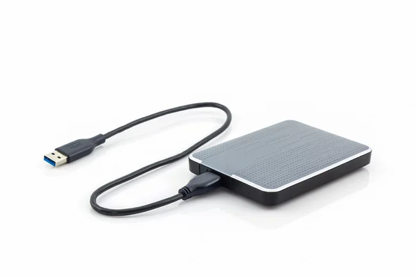 External hard drive for backup. — Stock Photo, Image