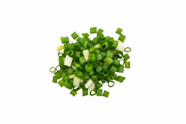 Spring onions. clipart