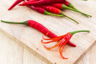 Kırmızı biber veya biber biber.