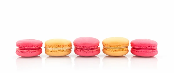 Sweet and colourful french macaroons or macaron. — Stock Photo, Image