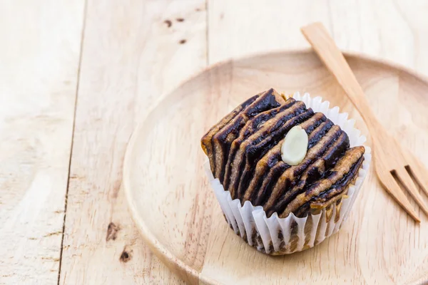 Chocolate flaky mini bread. — Stock Photo, Image