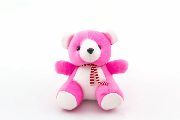 Pink teddy bear toy. — Stock Photo, Image