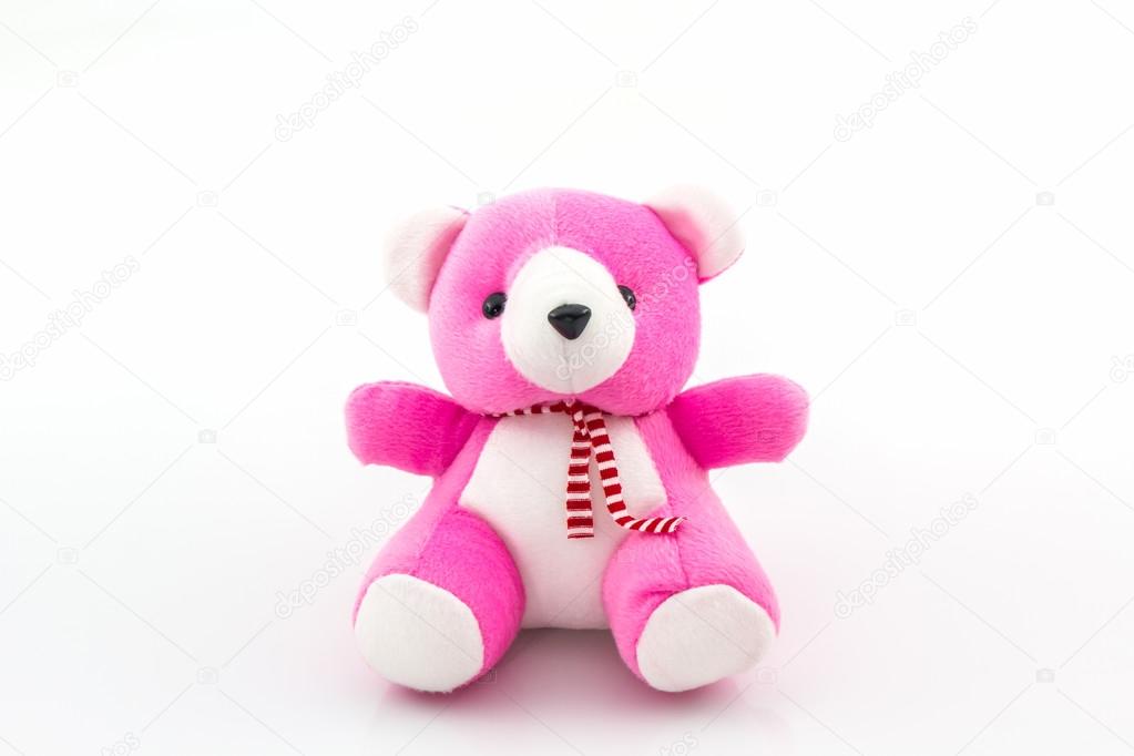 pink bear doll
