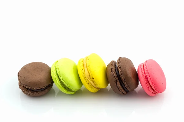 Sweet and colourful french macaron or macaron. — Stock Photo, Image
