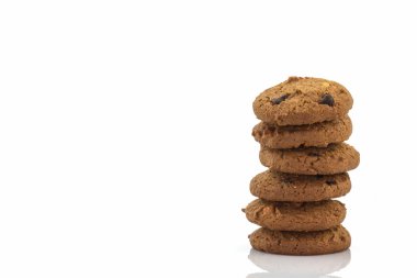 Çikolata parçacıklı kurabiye..