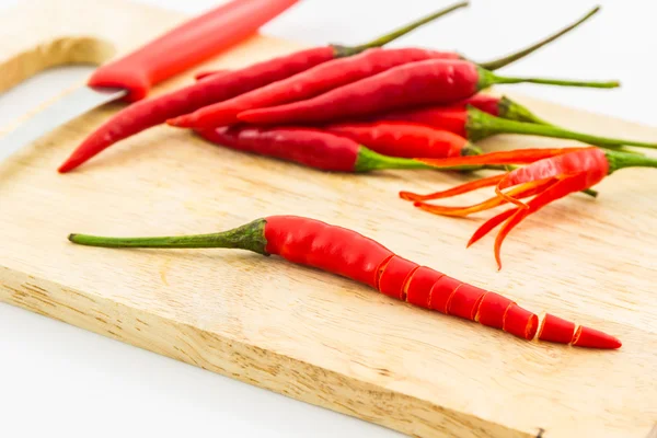 Röd chili eller chilipeppar. — Stockfoto