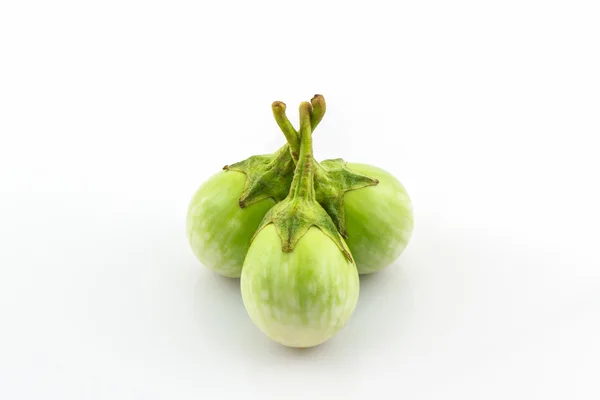 Thailändische grüne Aubergine. — Stockfoto