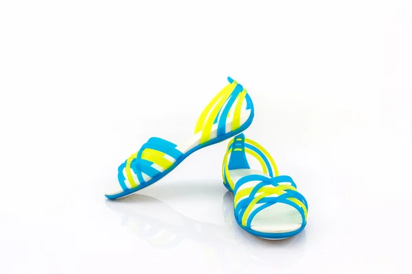 Colorato di scarpe sandali . — Foto Stock