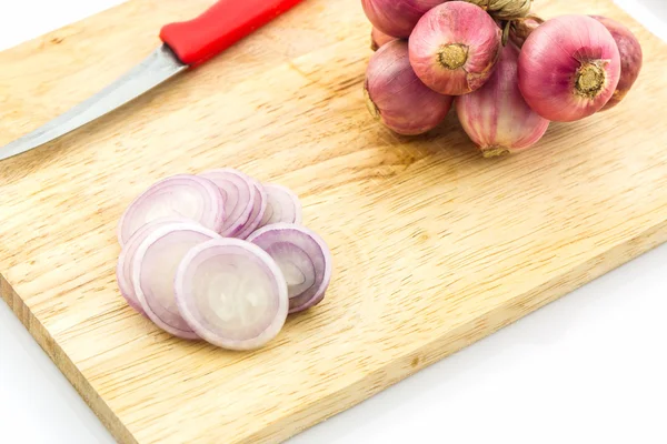 Red onion slices. — Stock Photo, Image