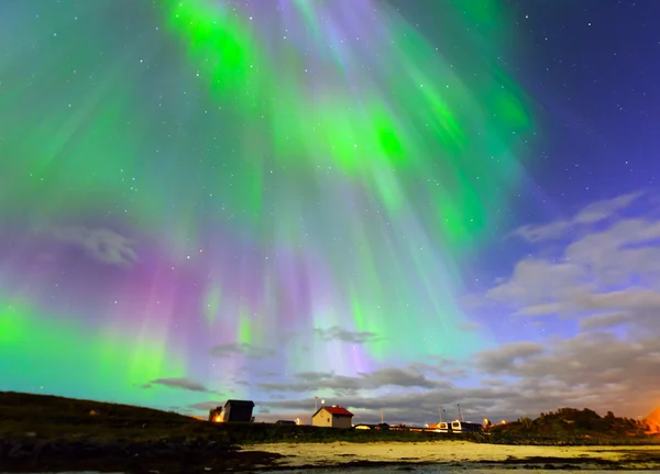 The polar lights in Norway — Stock Photo, Image