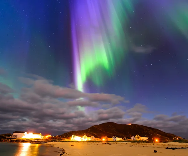 ノルウェーの極のライト — ストック写真