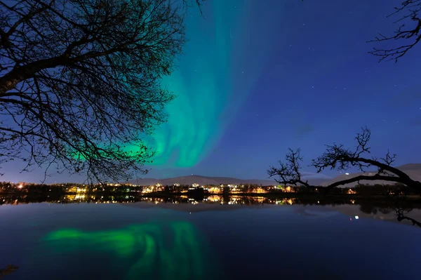 The polar lights in Norway — Stock Photo, Image