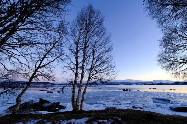 Küste der norwegischen See, Niedergang — Stockfoto