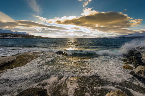 Küste des norwegischen Meeres — Stockfoto