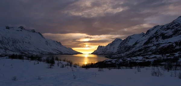 Invernale rising.Tromso — Foto Stock