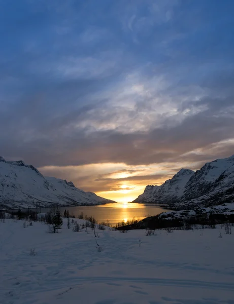 Zimní stoupá. Tromso — Stock fotografie