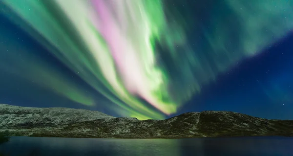 Полярний вогні в Норвегії — стокове фото