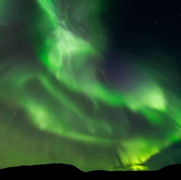 .Las luces polares en Noruega — Foto de Stock