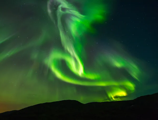 .Les lumières polaires en Norvège — Photo