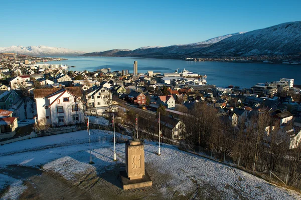 Vista panoramica su Tromso, Norvegia — Foto Stock