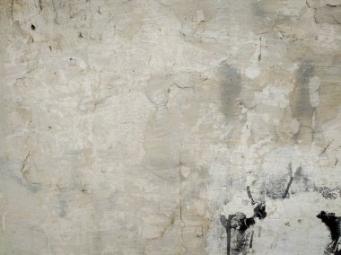 Soyut grunge dokusu. Çatlak yüzeyi ve gevşek kaplamaları olan çok eski bir duvar..