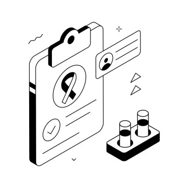 Isometric medical report for disease awareness, prevention, and patient education.