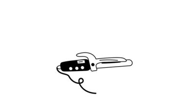 Sauna kovasının canlandırılmış simgesi. Spa ve sağlık görselleri için ideal.