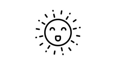 Parlayan yaz güneşinin birinci sınıf aminajlı simgesi.