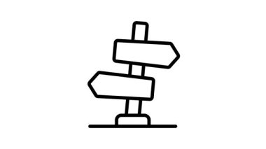 Konum yön okunun modayı belirlenmiş simgesi