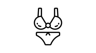 Polka nokta bikinisinin bu doğrusal aminlenmiş simgesine bakın