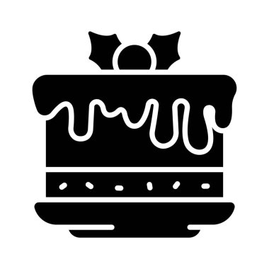 Kremalı harika bir çikolatalı pasta, lezzetli bir Noel tatlısı.