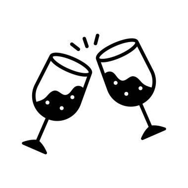 Şu büyüleyici tezahürat kadehleri sembolüne bakın.