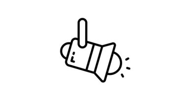 Olay sahne ışığını gösteren görsel canlandırma simgesi